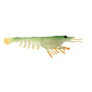 Image of Nomad Design Live Ops Switcher Shrimp Softbait | Green Ghost Stalker; 4 1/4 in.