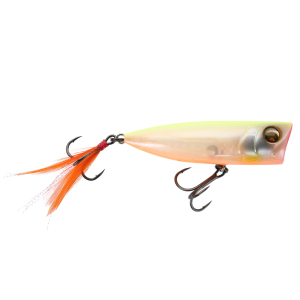 Image of Yo-Zuri Pro Popper Topwater Bait | Ghost Pearl Chartreuse Back; 2 3/4 in.