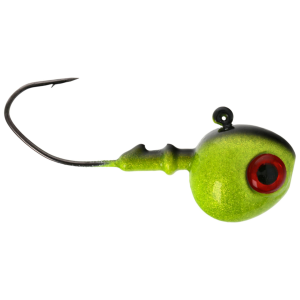 Image of Eagle Claw Lazer Sharp Walleye Jig Head | Black Antifreeze; 3/4 oz.