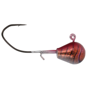 Image of Eagle Claw Pro-V Teardrop Jig Head | Red Craw; 1/8 oz.