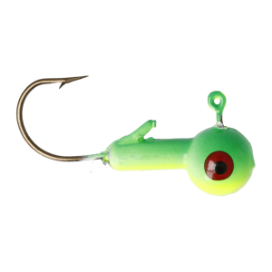 Image of Eagle Claw Ball Jig Head | Lime Chartreuse; 1 oz.