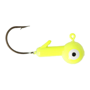 Image of Eagle Claw Ball Jig Head | Chartreuse; 1 oz.