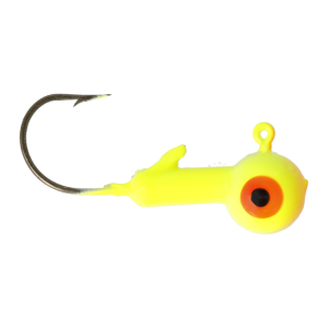 Image of Eagle Claw Ball Jig Head | Chartreuse - Orange; 1 oz.