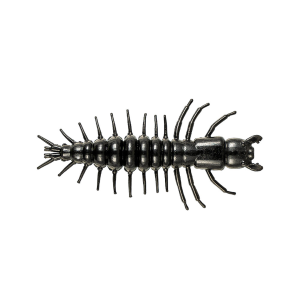 Image of Nikko Sinking Hellgrammite | Obsidian; 3 in.