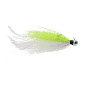 Image of Jenko Buzzcut Mini Hair Jig | Chartreuse Shad; 1/8 oz.
