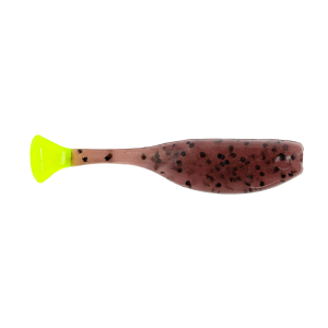 Image of BaitFuel NanoSwim Soft Bait | Pumpkin Chartreuse; 2 in.