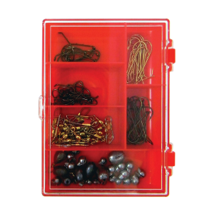 Image of Eagle Claw Hook, Swivel, and Sinker Assortment | 122 Piece