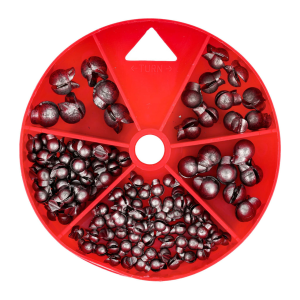 Image of Eagle Claw Removable Split Shot Assortment | 124 Pieces