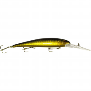 Image of SPRO Madeye Walleye Minnow 120 Crankbait | Black Back Gold