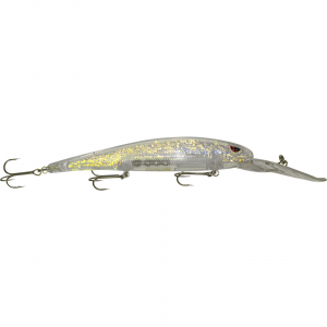 Image of SPRO Madeye Walleye Minnow 120 Crankbait | Clear Crushed Hologram