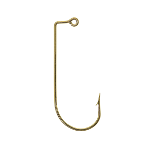Image of Eagle Claw Aberdeen 90 Degree Jig Hook | Gold; 4