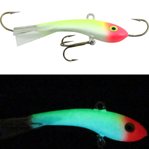 Image of Moonshine Lures Fat Bottom Shiver Minnow | Blue Clown; 2 3/4 in.