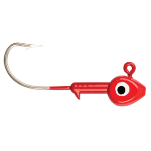 Image of Eagle Claw Saltwater Fishhead Jig Heads | Red; 3/8 oz.