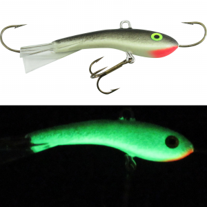 Image of Moonshine Lures Fat Bottom Shiver Minnow | Carbon-14; 2 3/4 in.