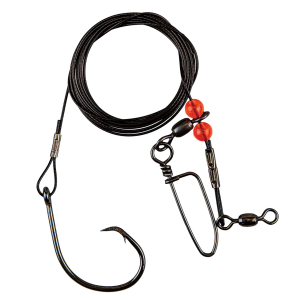 Image of Eagle Claw Lazer Sharp Nylon Coated Wire Shark Rig | 10/0