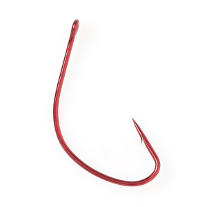Image of Eagle Claw Lazer Sharp Kahle Hook | Red; 3/0