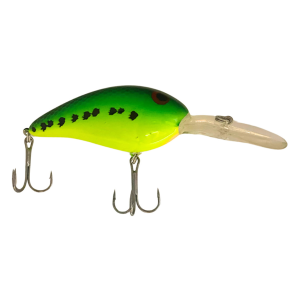 Image of Head Hunter Grand Dad Deep Runner Crankbait | Chartreuse/Blue/Black Pepper
