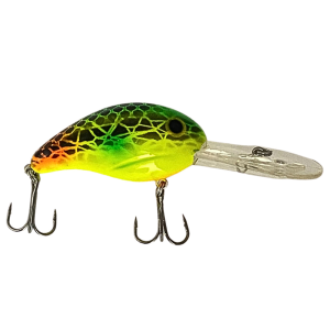 Image of Head Hunter Snazzy Eye Diver Crankbait | Slime Stalker; 1/2 oz.