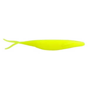 Image of Deps Sakamata Shad Soft Jerkbait | Chartreuse; 4 in.