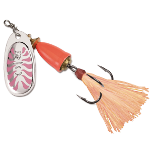 Image of Blue Fox Classic Vibrax Glow Spinner | Glow Pink & Orange; 4