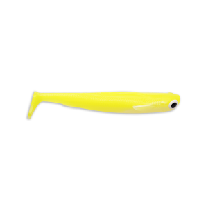 Image of JYG Pro Mullyt Paddle Tail | Highlighter - Pearl; 4 in.