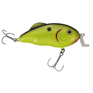 Image of Strike King Hybrid Hunter Jr. Crankbait | Chartreuse-Black Back