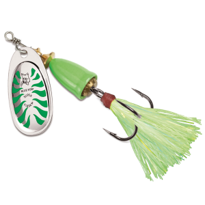 Image of Blue Fox Classic Vibrax Glow Spinner | Glow Green; 2