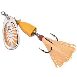 Image of Blue Fox Classic Vibrax Glow Spinner | Glow Orange; 2