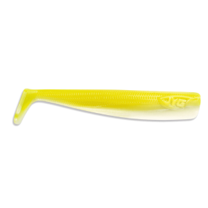 Image of JYG Pro Swym Paddle Tail | Highlighter - Pearl; 3 in.