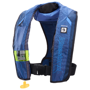 Image of Bluestorm Stratus35 Automatic/Manual Inflatable Life Vest | Deep Blue