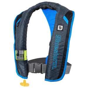 Image of Bluestorm Stratus35 Automatic/Manual Inflatable Life Vest | Coastal Blue