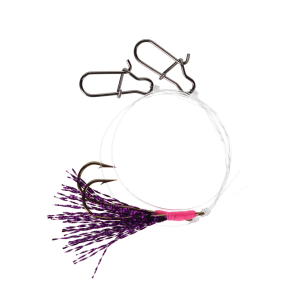 Image of Fishing Addiction Gear Clip-On Flies | Purple Flash