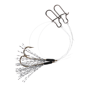 Image of Fishing Addiction Gear Clip-On Flies | Silver Shiner