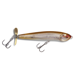 Image of Megabass Karashi Spinner Spybait | FA Sazen-Wakasagi; 70 mm