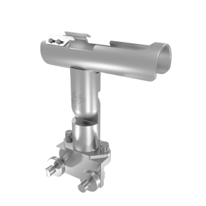 Image of Muddycreek Tackle Large Cradle Rod Holder - Integrated Mount | 90 Degree (Crestliner)