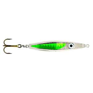 Image of Mission Lures EJ Salmon & Lake Trout Jigging Spoon | Emerald Shiner; 2 oz.