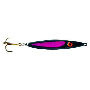 Image of Mission Lures EJ Salmon & Lake Trout Jigging Spoon | Night Fury; 2 oz.