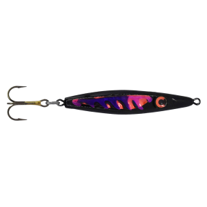 Image of Mission Lures EJ Salmon & Lake Trout Jigging Spoon | Dark Knight; 1 oz.