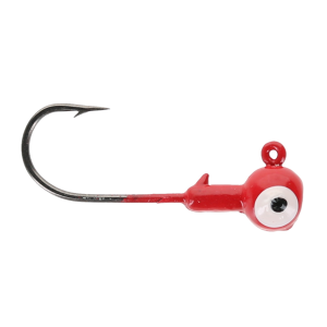 Image of Head Hunter Round Jig Heads | Fluorescent Red; 1/8 oz.