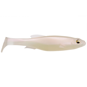 Image of Megabass Magdraft Freestyle Swimbait | Albino Pearl Shad; 5 in.