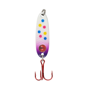 Image of Northland Tungsten Forage Jigging Spoon | Purple Wonder; 1/4 oz.