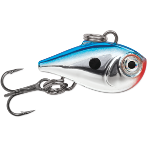 Image of Rapala Nano Rap Jigging Lure | Chrome Blue; 3/4 in.