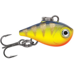 Image of Rapala Nano Rap Jigging Lure | Glow Hot Perch; 3/4 in.