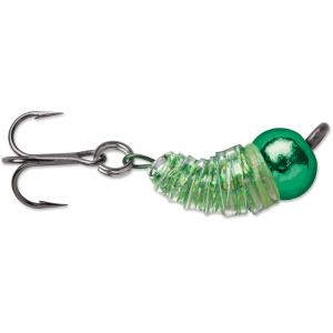 Image of VMC Tungsten BugBite Ice Jig | Green Flash; 1/32 oz.
