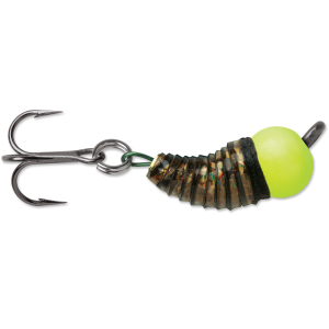 Image of VMC Tungsten BugBite Ice Jig | Glow Chartreuse Flash; 1/16 oz.