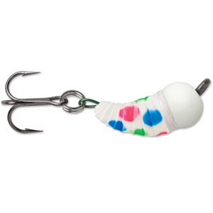 Image of VMC Tungsten BugBite Ice Jig | Glow Wonderbread; 1/16 oz.