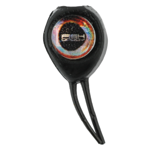 Image of Fish Daddy Double Eye Soft Bait | Black Glow Green; 2