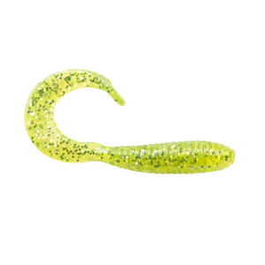 Image of Bobby Garland Hyper Grub Soft Bait | Chartreuse Silver; 2 in.