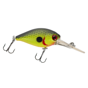 Image of Head Hunter Crappie Diver Deep Crankbait | Chartreuse Black Scale