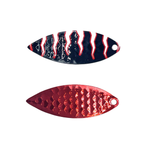 Image of Walleye Nation Creations Willow Blade | Black Mamba; 3.5